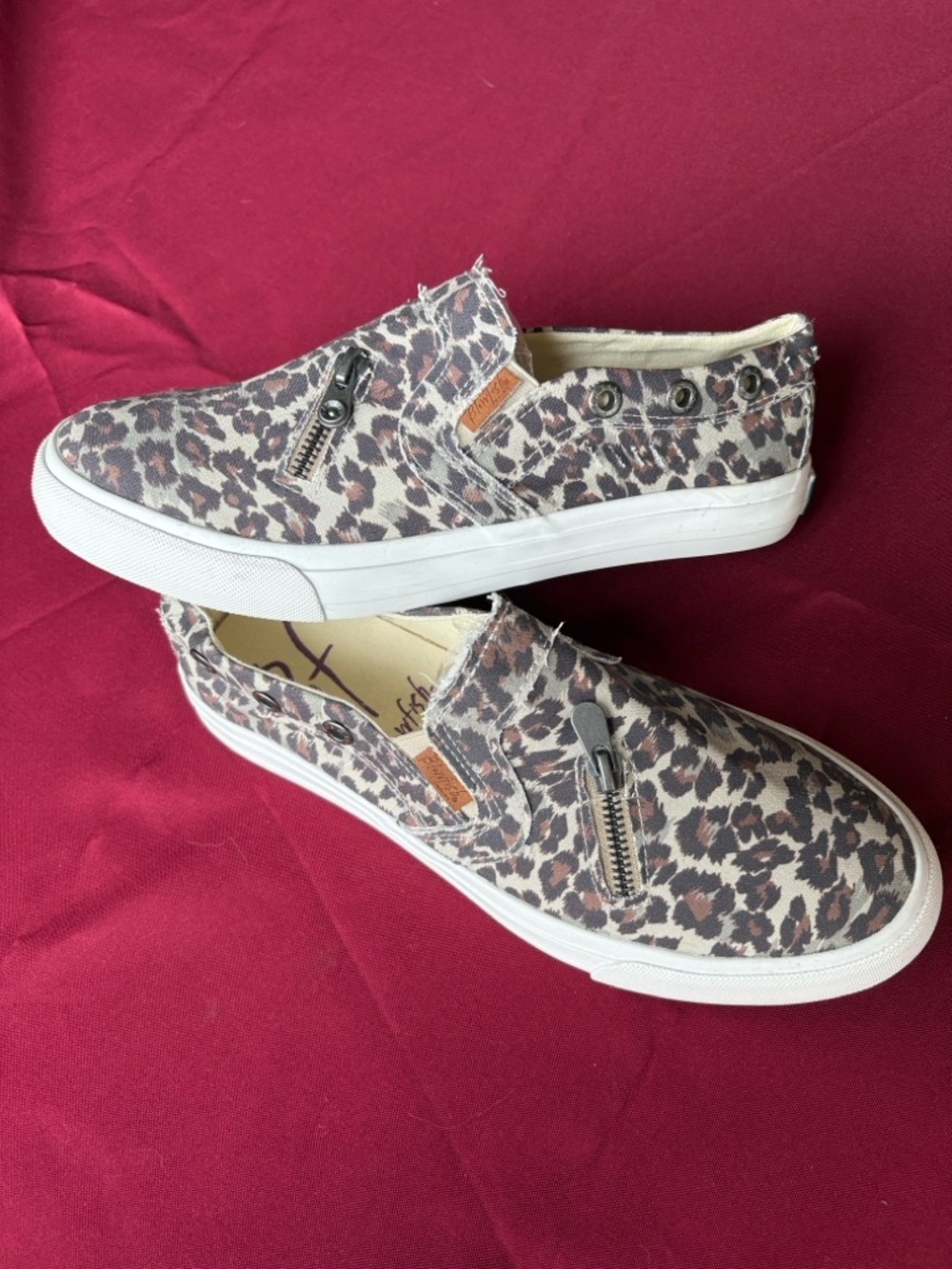 Blowfish Leopard Print Slip-On Sneakers